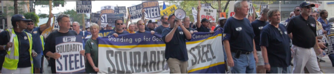 Union workers protesting for HR676